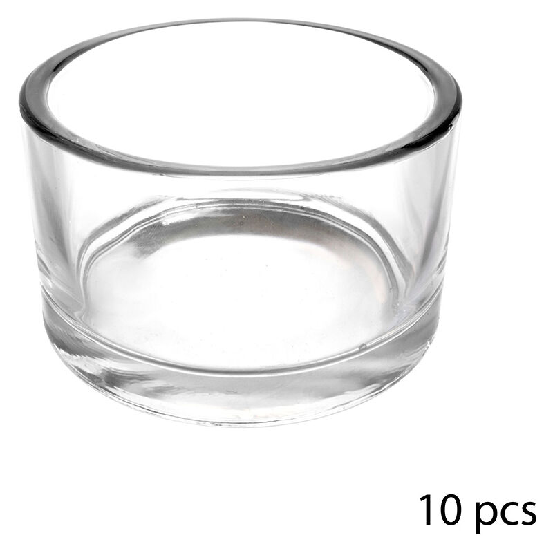 

Pack 10 vaso portavelas cristal transparente diam.5cm - Atmosphera