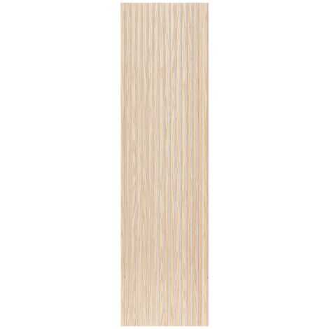 Atmosphera – Panneau décoratif tasseaux bois 240x60cm – Couche en feutrine pour ambiance sonore – MDF certifié FSC® – Décoration murale moderne