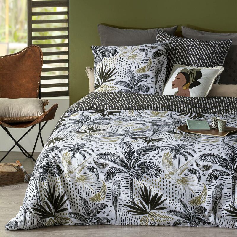 Parure de lit Cuba Factory coton 240x220cm Atmosphera créateur d'intérieur
