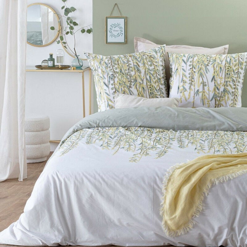 Parure de lit Misore imprimés feuilles 240x220 Atmosphera