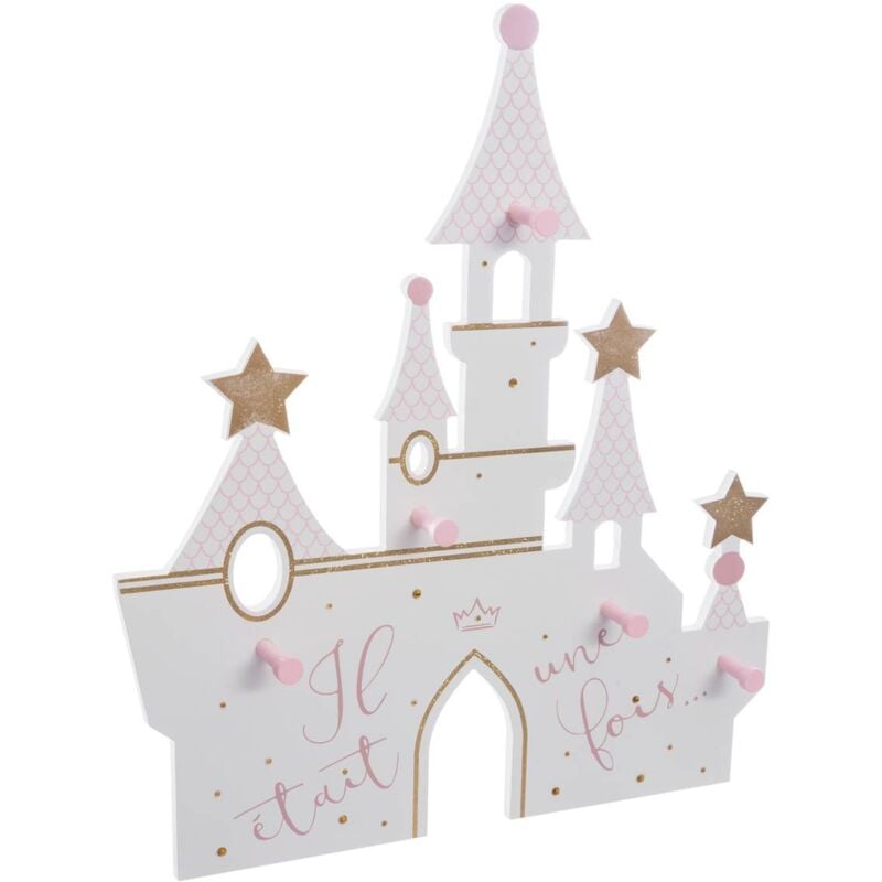 Patère enfant Château 41x45cm Atmosphera créateur d'intérieur