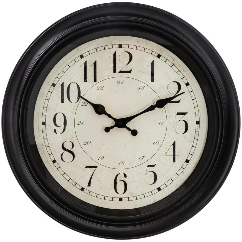 Atmosphera - Horloge Ilan à moulures D40cm créateur d'intérieur