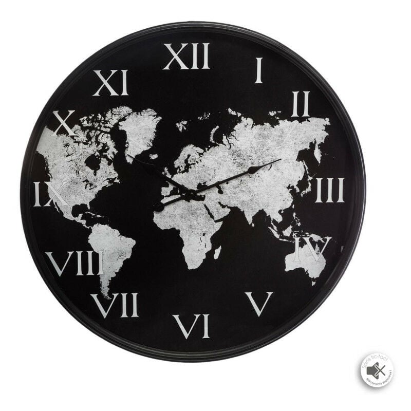 Atmosphera - Horloge Monde métal D57