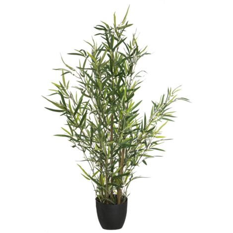 Atmosphera Plante artificielle Bambou h 90 cm en pot