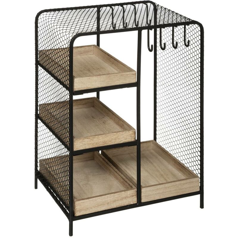 Porte-bijoux Arty noir 20x28cm Atmosphera créateur d'intérieur