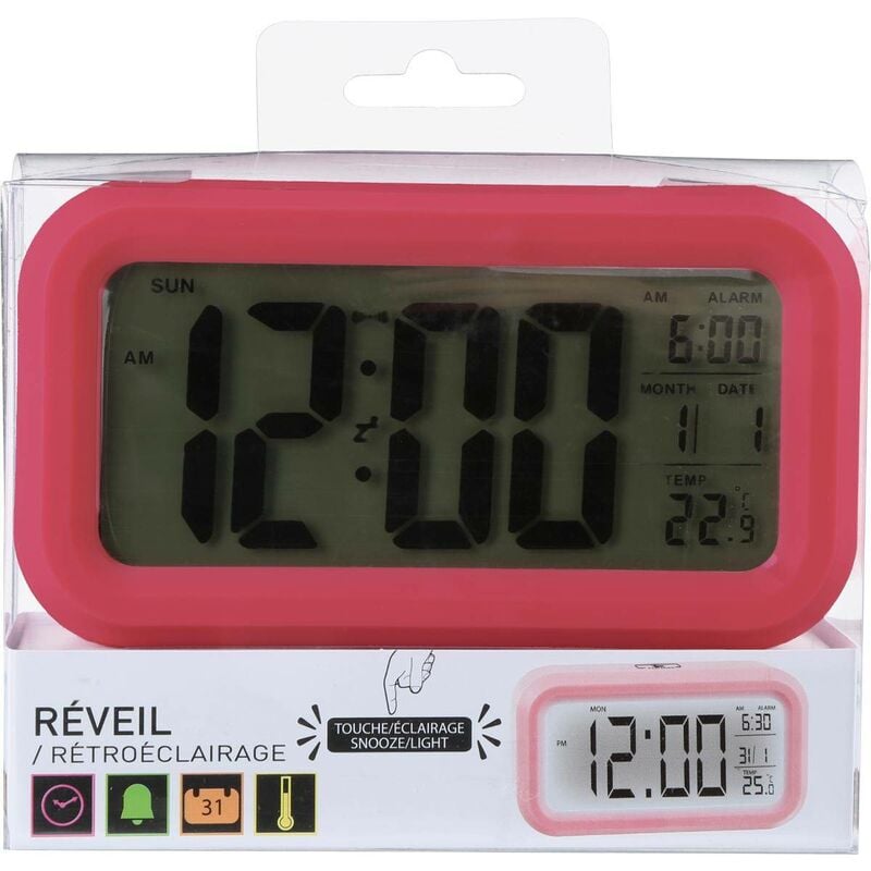 Réveil Digital 13,8x7,7cm Atmosphera créateur d'intérieur