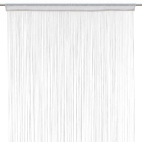Atmosphera – Rideau fils en polyester 200x90 cm – Motif décoratif élégant – Pour salons et chambres – Installation facile sur tringle