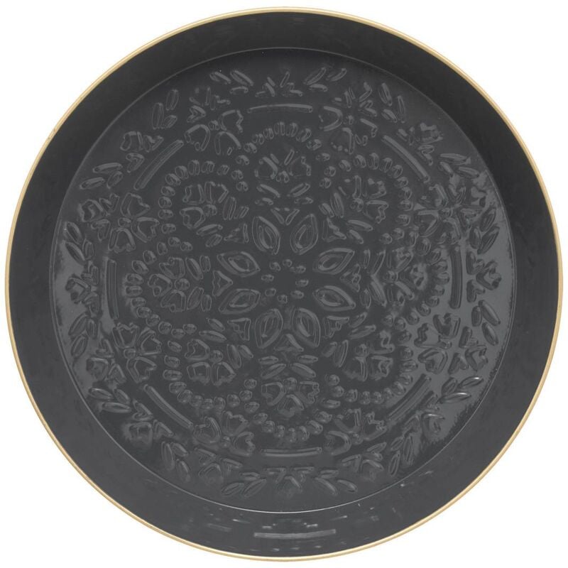 Set de 2 plateaux Night métal Atmosphera créateur d'intérieur
