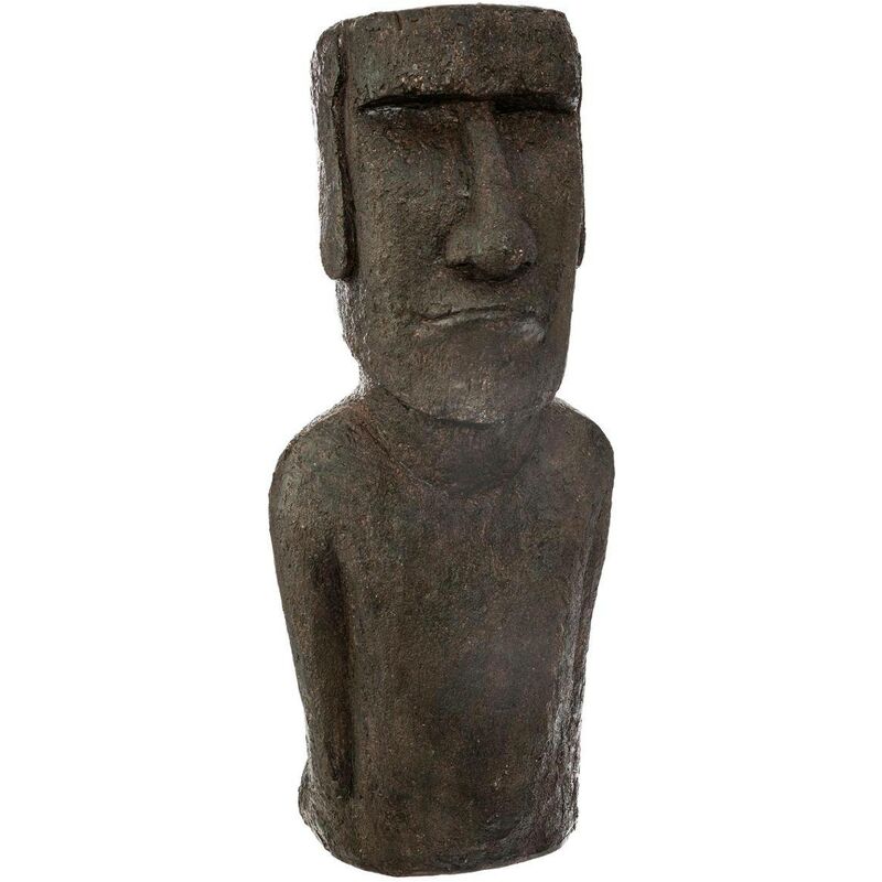 Atmosphera - Statue Ile de Pâques résine H80cm créateur d'intérieur
