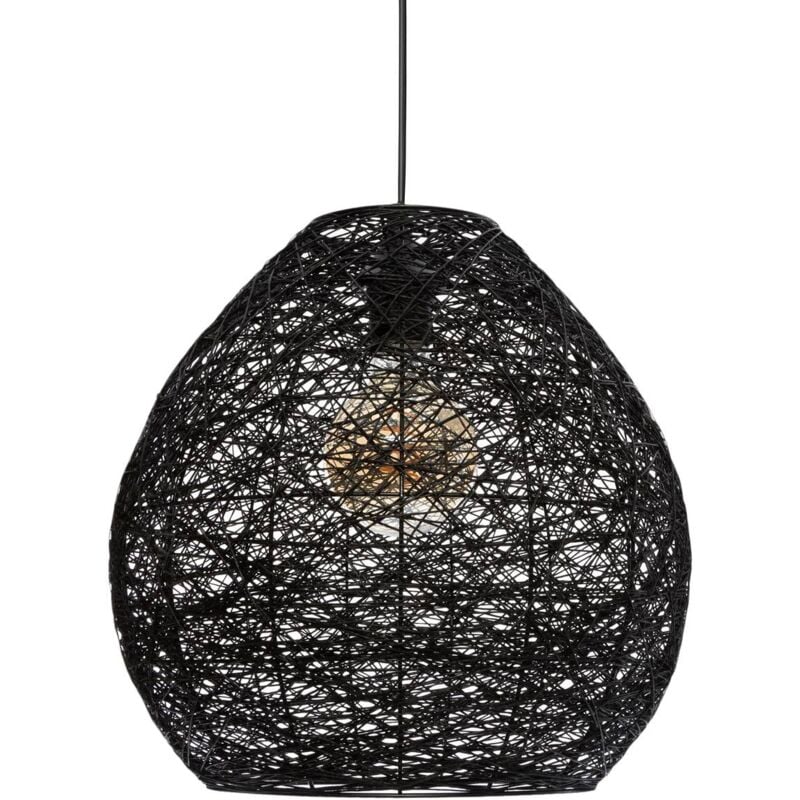 Atmosphera - Suspension Mona noir D34cm créateur d'intérieur