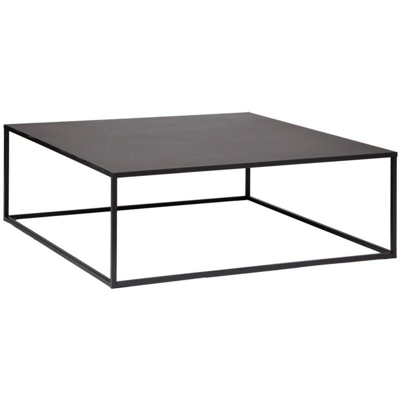 Atmosphera - Table basse Gota métal noir 100x100cm créateur d'intérieur