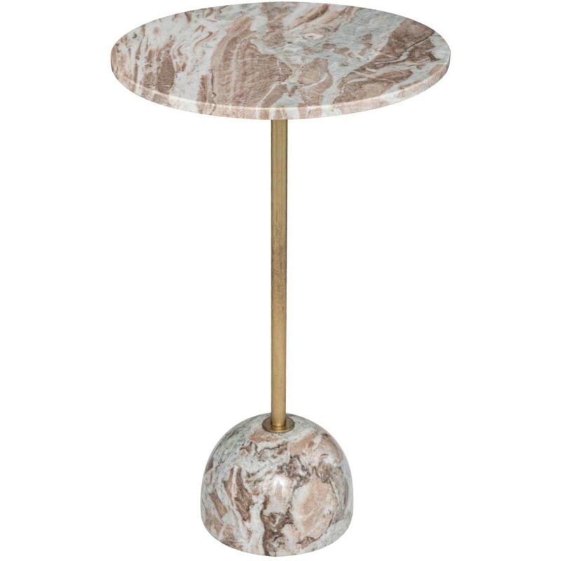 Table d appoint Nema beige D35cm Atmosphera créateur d'intérieur