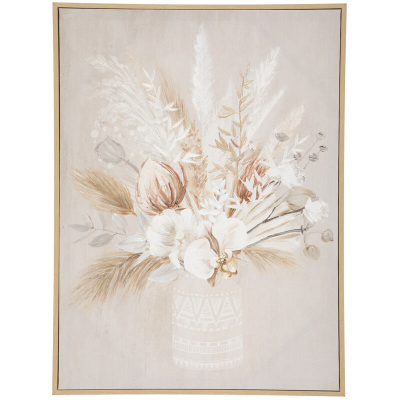 Toile Tida bois 50x70cm Atmosphera créateur d'intérieur