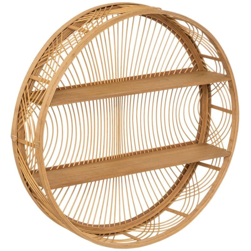 Atmosphera - tagère murale Inacio bambou D70cm créateur d'intérieur