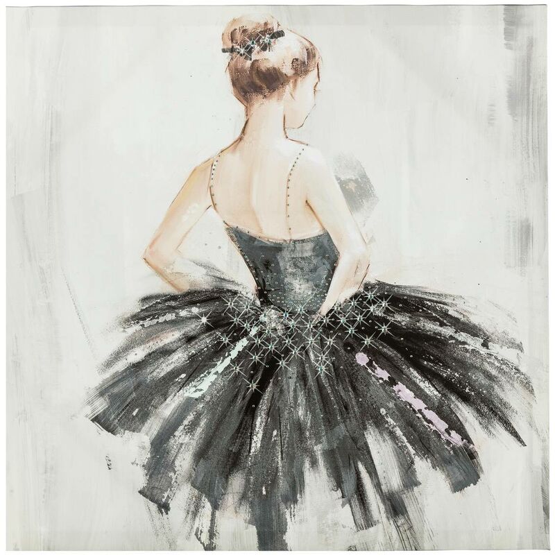 Toile imprimée Danseuse 48x48cm Atmosphera créateur d'intérieur