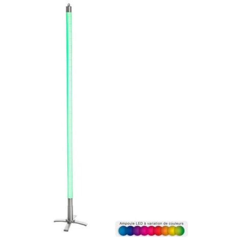 Atmosphera – Tube néon LED multicolore 134,6 cm – Télécommande infra-rouge – 84 LED – Alimentation secteur 230V – Décoration intérieure moderne