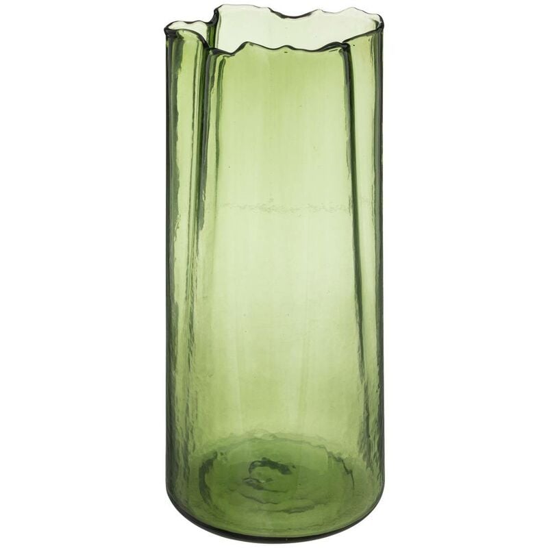 Vase verre vert H32cm Atmosphera créateur d'intérieur