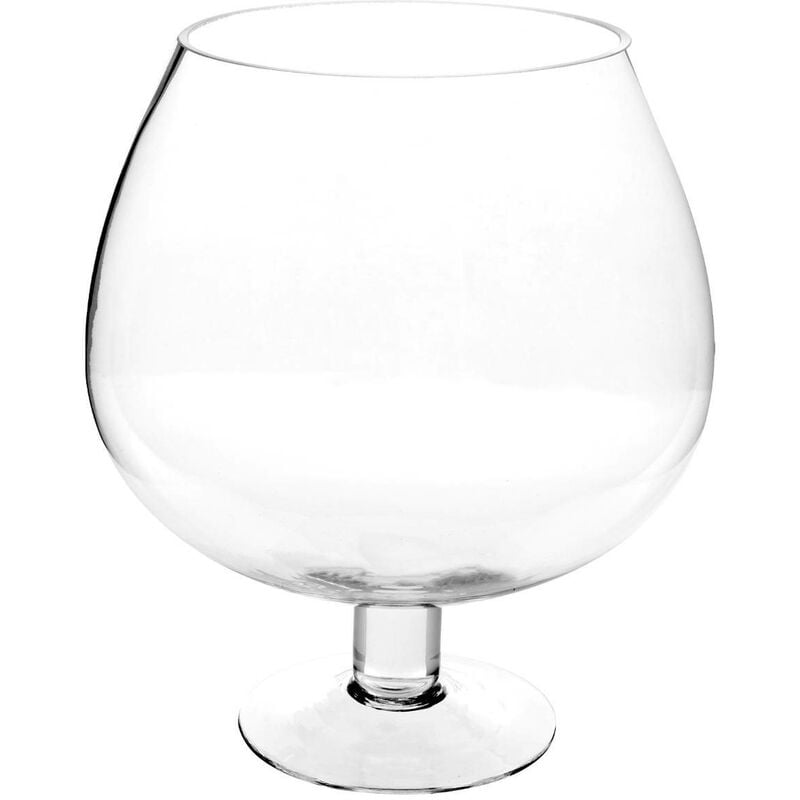 Vase sur pied verre H24,5cm Atmosphera créateur d'intérieur