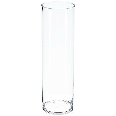Atmosphera - Vase cylindre transparent clear H50 - Transparent