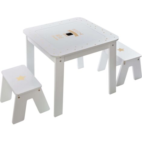 Atmosphera Xiket Infantil ensemble mobilier blanc enfants