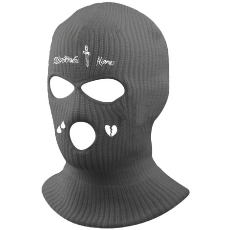 Atmungsaktive 3-Loch-Sturmhaube zum Skifahren und Radfahren – Warme Gesichtsmaske für Damen und Herren im Winter