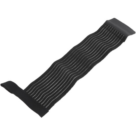 Atmungsaktive, elastische Handgelenkbandage für Sport und Krafttraining – Schwarz