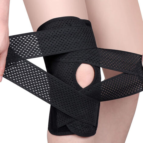 Atmungsaktive Kniebandage zum Schutz des Meniskus bei Sportarten wie Radfahren, Laufen und Bergsteigen – Patellastützgürtel