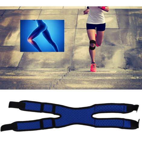 Atmungsaktive Silikon-Kniebandage mit Stabilisierung, Polsterung und Gelenkunterstützung für Sportarten