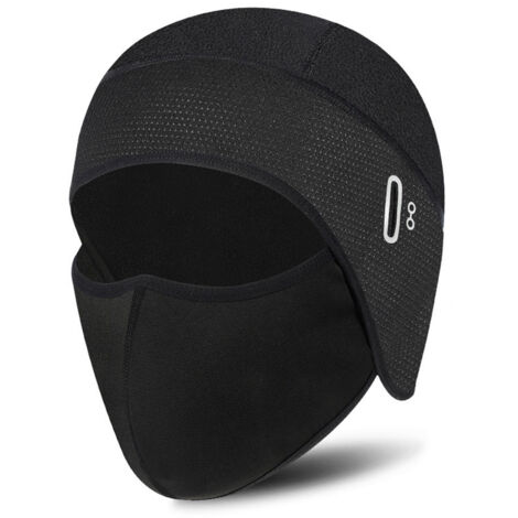 Atmungsaktive und elastische Sturmhaube für Damen und Herren, ideal zum Radfahren, Laufen und Skifahren im Winter, mit Brillenöffnung und Windschutz