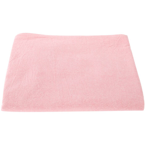 Atmungsaktiver Massageliegenbezug aus Baumwolle mit Gesichtsöffnung, rosa