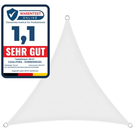 Atmungsaktives Sonnensegel | Dreieckig | 5 Größen | 3 Farben
