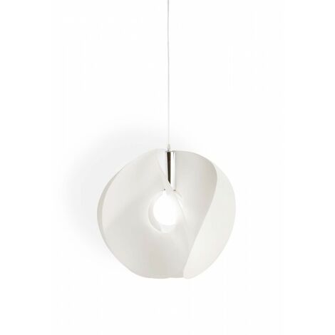 ATOM Pendelleuchte Weiß Durchmesser 54x H50 cm
