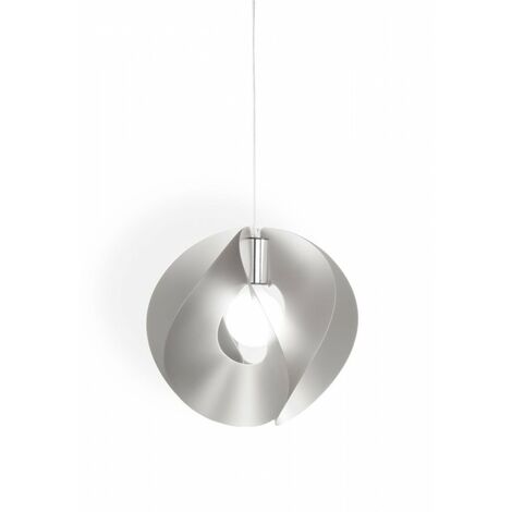 ATOM Silberne Pendelleuchte Durchmesser 54x H50 cm