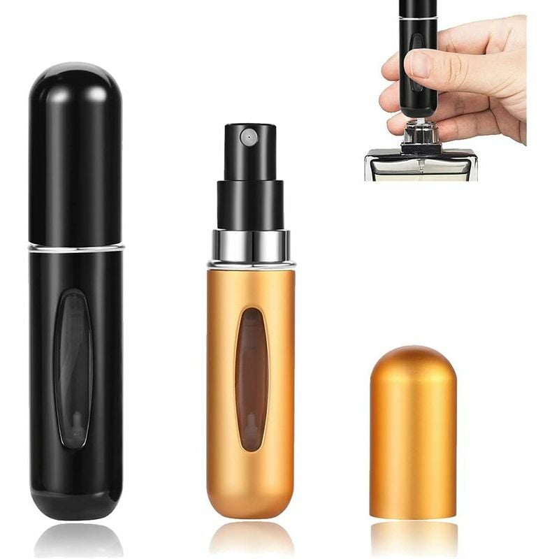 Vuszr - Atomiseur de parfum de 5 ml Mini bouteille de parfum rechargeable Pulvérisateur de parfum de voyage Brume de parfum rechargeable pour les