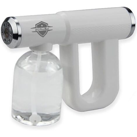 Atomiseur désinfectant, pulvérisateur désinfectant sans contact/pistolet pulvérisateur électrique, pistolet à vapeur nano à lumière bleue portable, rechargeable par USB