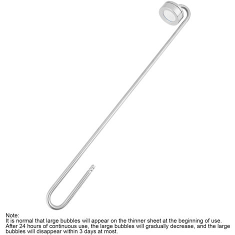 Atomiseur diffuseur de dioxyde de carbone en acier inoxydable, pour Aquarium, plante, 35cm