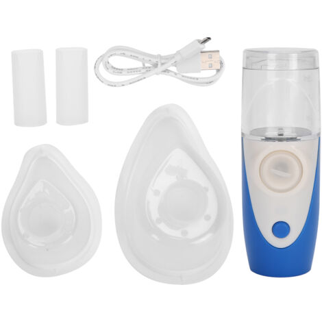Atomiseur Ultrasonique Portable 2 Vitesses - Inhalateur Électrique à Mailles Compact