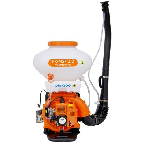 Atomizador de mochila FUXTEC FX-MSP2.2, gasolina 41,5cm³ – ideal contra malas hierbas y para proteger cultivos en grandes superficies