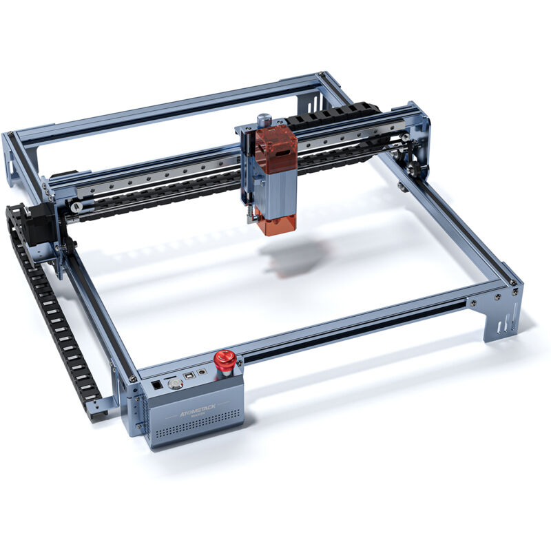 Meterk - Atomstack A5 V2 machine de gravure laser 6W puissance laser 400x400mm zone de gravure