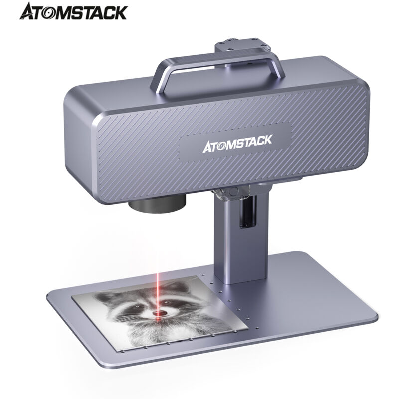 Atomstack - M4 Lasergravierer-Markierungsmaschine, 2 w Laserleistung, industrieller Desktop-Handheld, 2-in-1-Graveur, 70 x 70 mm Gravurbereich mit