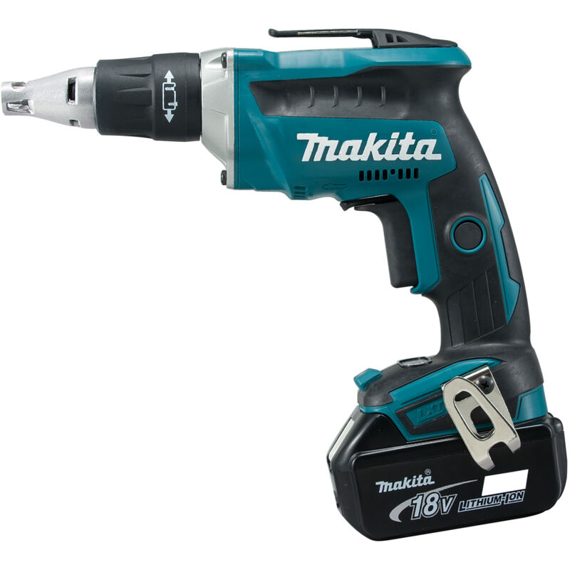 DFS452Z atornillador a batería 18V litio bl equipamiento 2 baterías de 4.0Ah y máquina en maletín - Makita