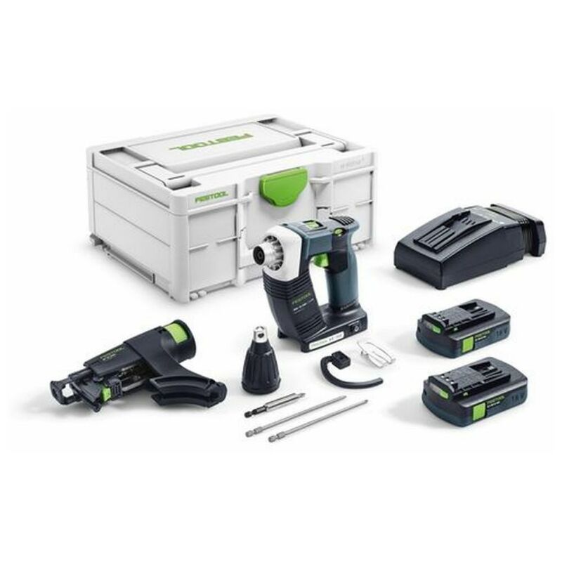 

Festool Atornillador de construcción en seco a batería DURADRIVE DWC 18-2500 C 3,1-Plus