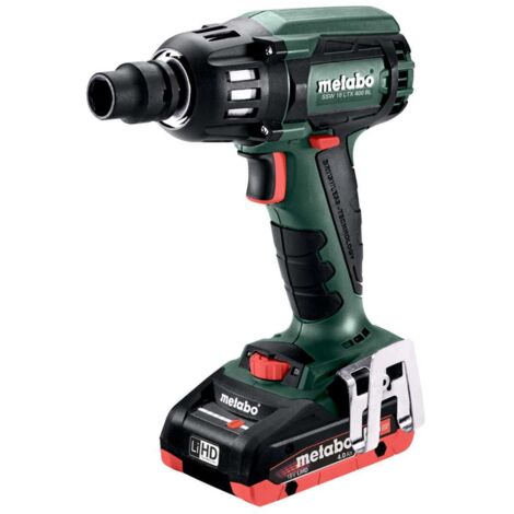 Atornillador de impacto 18 V SSW 18 LTX 400 BL - 2 x 4,0 Ah LiHD, ASC 55, maletín Metabox Metabo