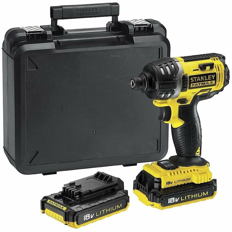 

Atornilladora de impacto con batería de 18V 2 Ah Li-Ion - FMC645D2 - Stanley