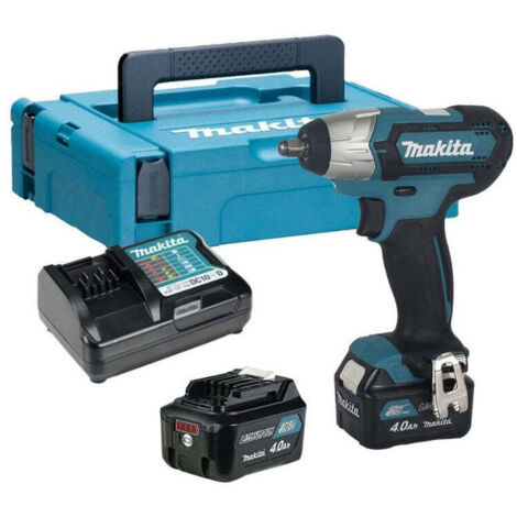 Atornillador de impacto MAKITA 10,8 V Li-Ion 4 Ah 140 Nm - 2 baterías, cargador, caja - TW140DSMJ