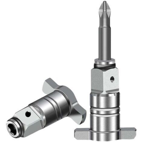 Atornillador de impacto sin escobillas, accesorios de eje de doble uso, llave ajustable, pieza de eje