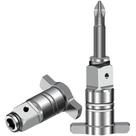 Atornillador de impacto sin escobillas, accesorios de eje de doble uso, llave ajustable, pieza de eje