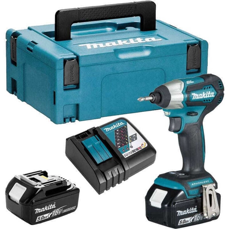 Visseuse à chocs 18V Li-Ion lxt 140Nm (2x5,0 Ah) en makpac Makita DTD155RTJ