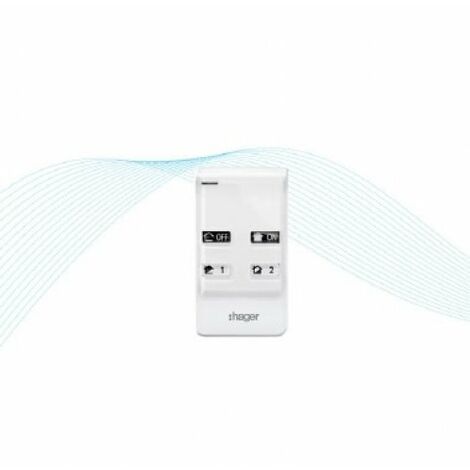 LOGISTY HAGER TELECOMANDO MINI 4 PULSANTI L3614I