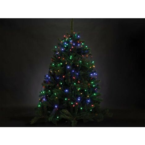 Atria led - pour arbre 18 m - 220 lampes multicolores - fil vert - 24 v